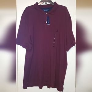 Nautica Polo 2XL Maroon